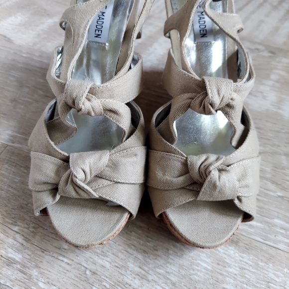 Steve Madden Canvas Platform Wedges - Picture 7 of 16